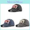 Retro Vintage Print Duck Tongue Cap Embroidered Baseball Cap Men Women Hat Sun Hat Couple