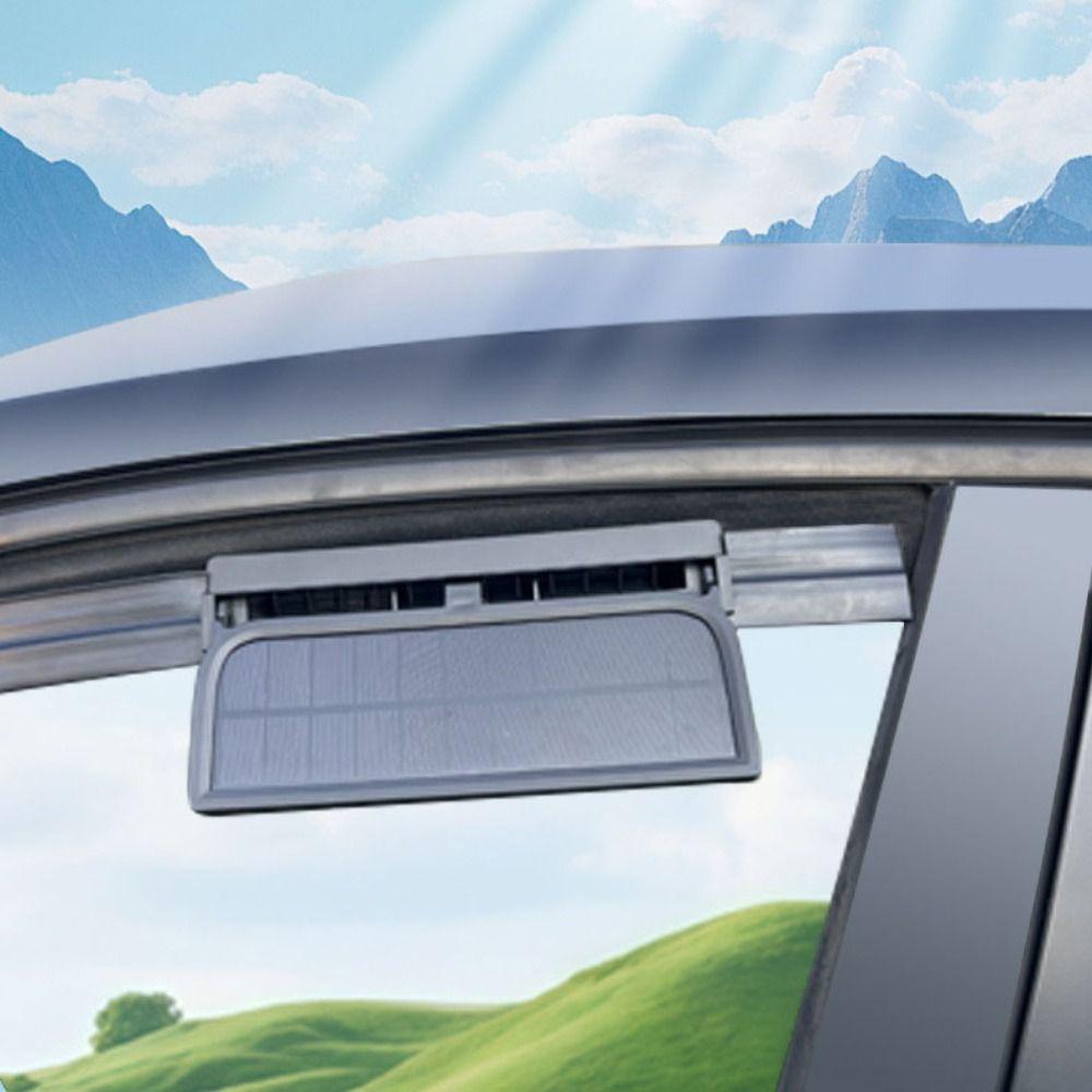 Radiator Solar Car Cooling Fan 3 Head Car Window Fan Portable Car Exhaust Fan  Summer