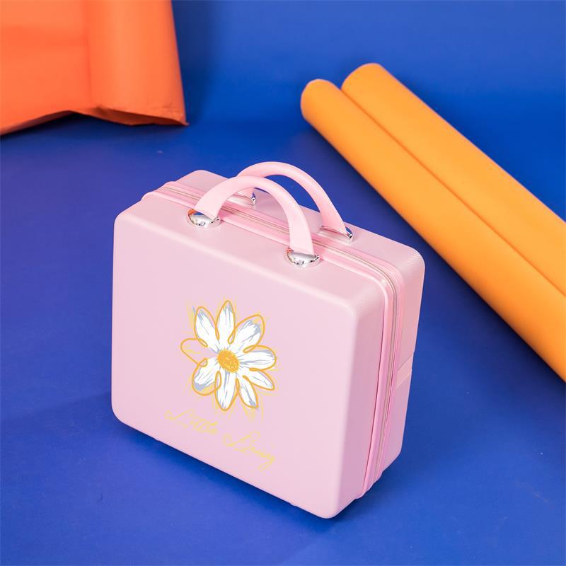 Internet Celebrity Daisy Suitcase Women's Large Capacity Makeup Bag 16 Inch Suitcase Travel Storage Box Portable Gift