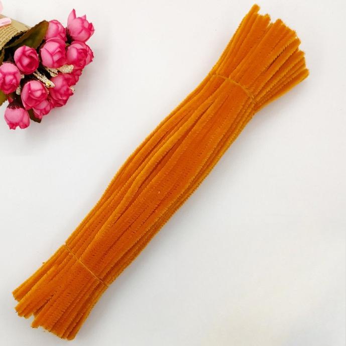 500pcs Chenille Stem Pipe Kids DIY Creative Chenille Sticks Cleaners Kindergarten Educational Handmade Material Plush Strips