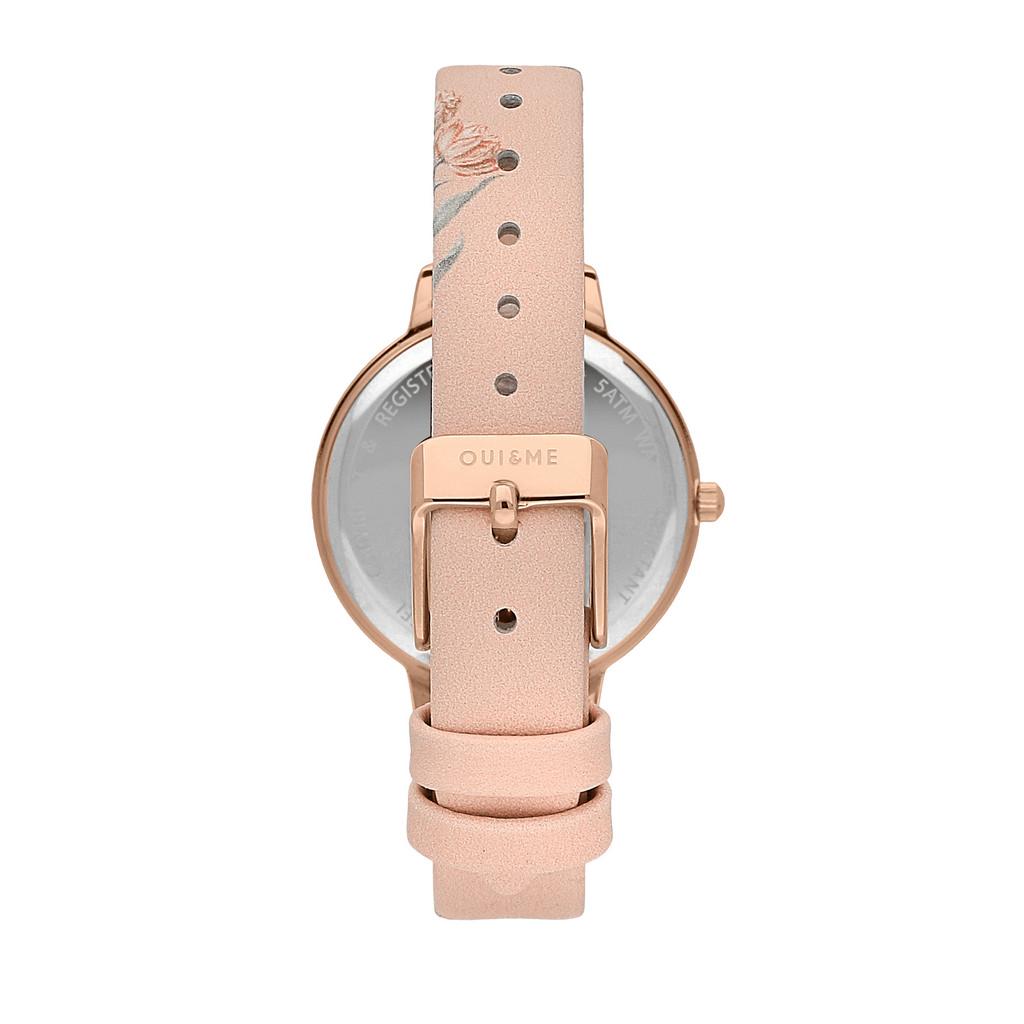 Oui & Me Fleurette Stainless Steel White Dial Quartz ME010304 Women's Watch With Extra Bracelet