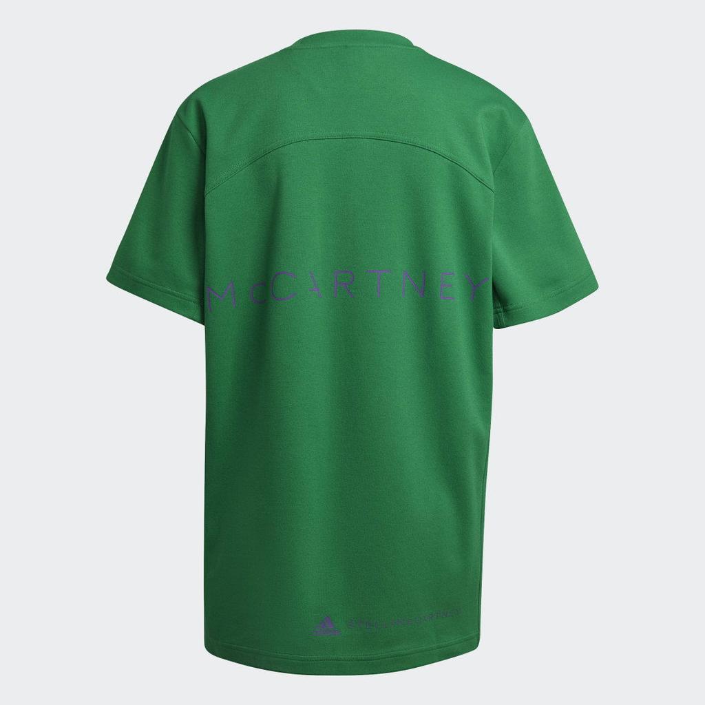 Adidas Letter Print Logo Sports Casual Pullover Short Sleeve T-Shirt Women T-Shirt Green HI6111