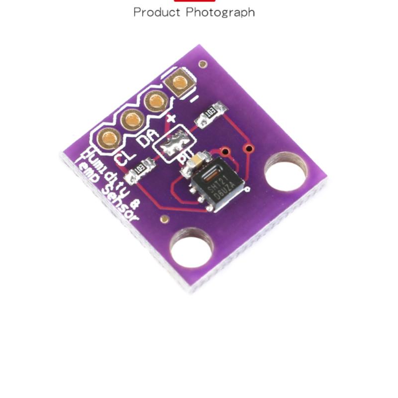 Sht31 Sht30 Temperature Sht31-D Humidity Sensor Module Microcontroller Iic I2C Breakout Weather 3V 5V Compliant For Arduono