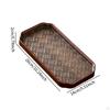 Begonia Flower Glass Tray Countertop Snack Home Decors Jewelry Organizer for Dining Room
