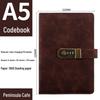 Retro Artistic Password Lock Diary for Primary School Girls