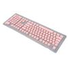 ABS Keycaps 108 Keys Double Layer Two Color Light Transmission Keycap for 61 87 104 108 Keys