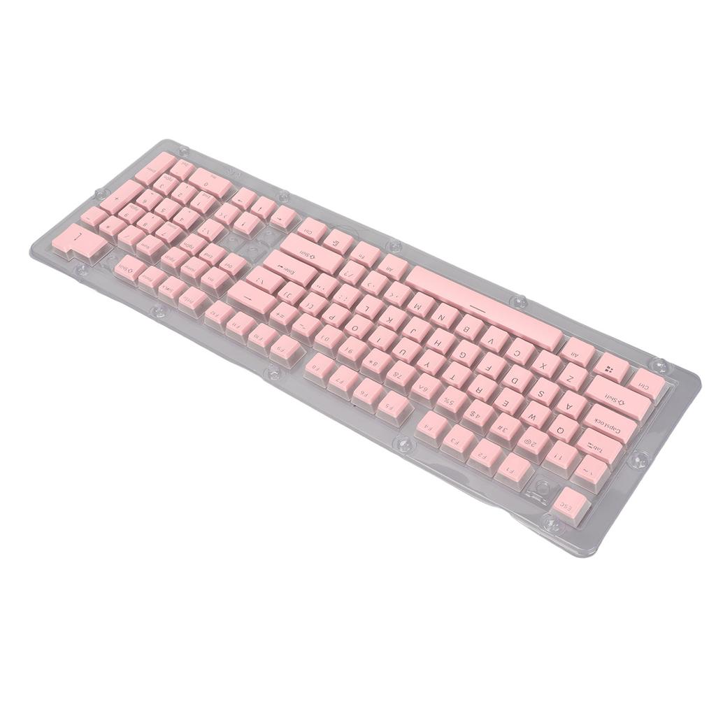 ABS Keycaps 108 Keys Double Layer Two Color Light Transmission Keycap for 61 87 104 108 Keys
