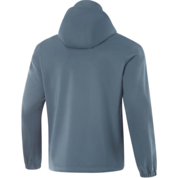 Li Ning Comfortable Fashion Hooded Solid Jacket Men Jackets Gray Blue AFDU827-3