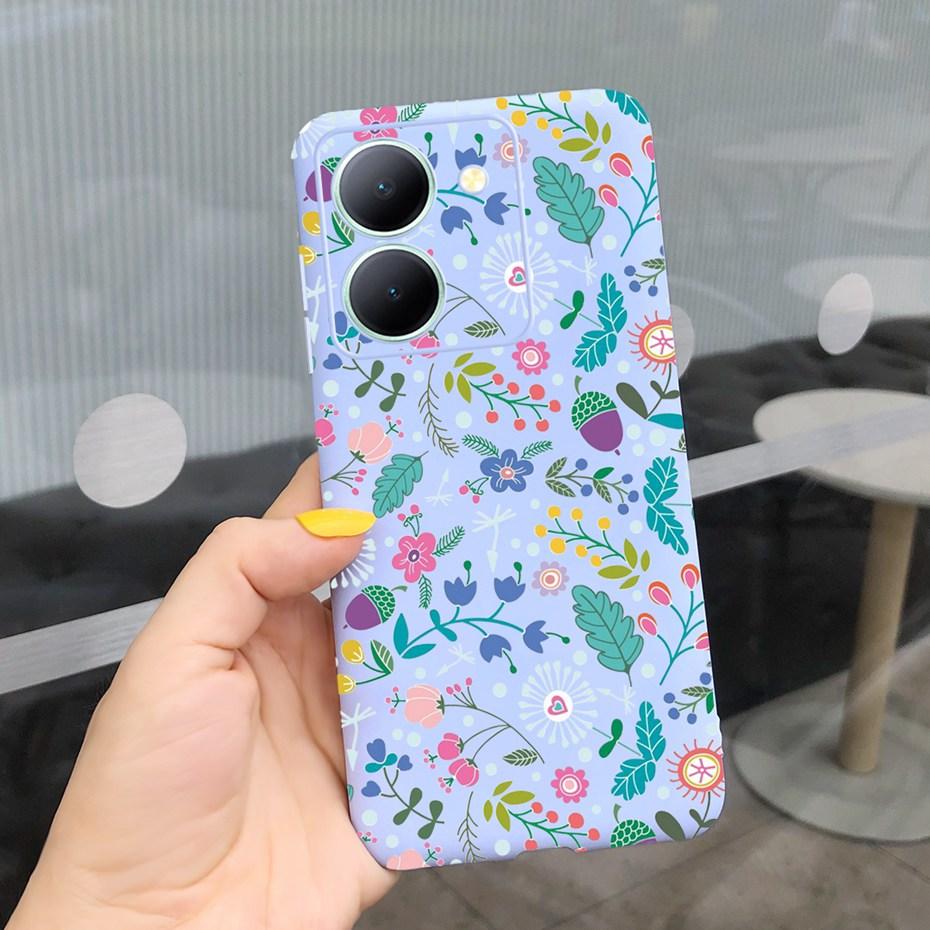 For Vivo Y36 Case 2023 Cute Love-heart Pattern Jelly Silicon Soft Phone Back Cases Cover For VivoY36 Y 36 4G 5G V2247