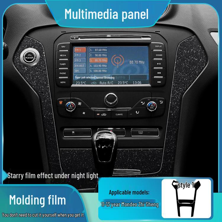 Starry Sky Matte Film for 07-13 Mondeo Interior Modification - Damage-Free Replacement