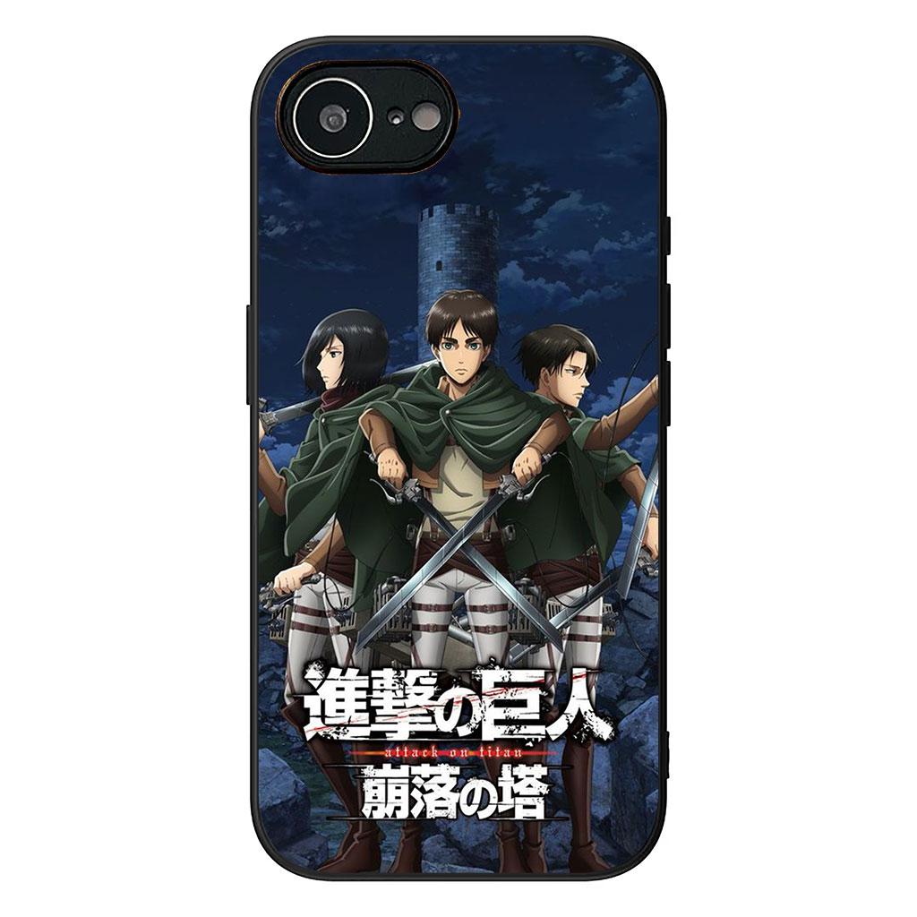 For Samsung Galaxy A36 A17 A26 A07 A35 A54 A53 A13 A33 A34 S8 S9 S20 S21 FE S10 Plus Case Levi Attacks Jaeger On Titan Eren