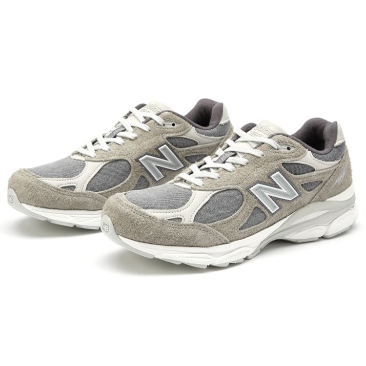 New Balance 990v3 Made In USA Elephant Skin Unisex Sneakers Tan M990LV3