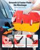 Fuel Container, 10 L, Gas Can with Spout and Lockable Bracket, 15 L/min Max Flow Rate, Secure & Leak-proof, Portable Flat Fluid Container for Most
