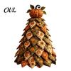 DIY Fabric Ornament Set Quilted Christmas Tree Craft Kit, Vintage Patchwork Handmade Xmas Sewing Set, Tabletop Holiday Decor for Beginners Adults Kids