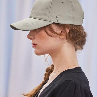 VARZAR VA Cubic Stud Re-Nylon Ball Cap Beige