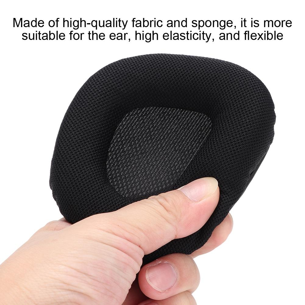 2pcs Replacement Ear Pad Cushion Cover Earpad Fit for Corsair VOID PRO Black (FYZ 183)
