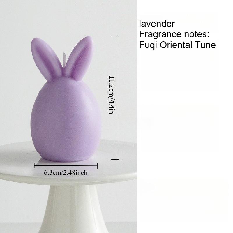 Easter Eggs Aromatherapy Candles Creative Holiday Decorations Gifts Rabbit Shaped Candles Home Decorations Candle Supplies