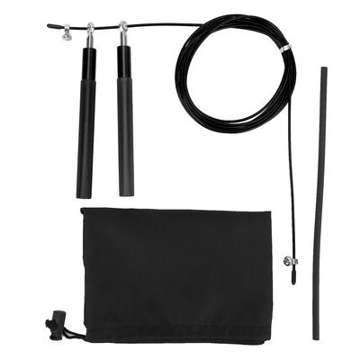 Adult Aluminium Alloy Rope Jumprope Steel Wire Bearing Fitness Sport Equipmentblack