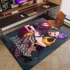 Custom KPop Demon Hunters Mat Personalized Name, Polyester Washable Indoor Entryway Rug, Gift for Christmas, Easter, Thanksgiving Day