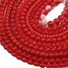 Red Color Crystal Glass Beads Loose Space Beads for Bracelet Necklace DIY Jewelry Craft Making Accessories