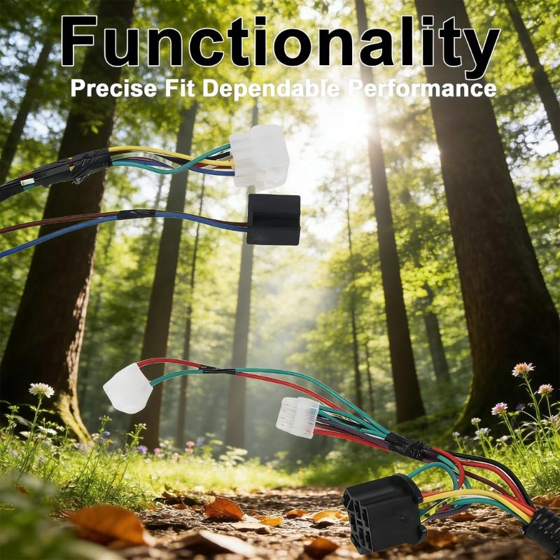 Universal 9 Pin Wiring Harness For Grass Cutters Easy Assembly And Better Electrical Operation