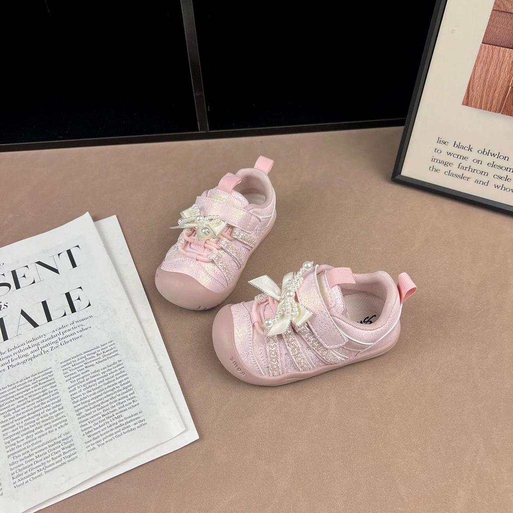 Kids' 2026 Spring/Autumn Korean Style Girls' Casual Lightweight Soft Sole Sneakers