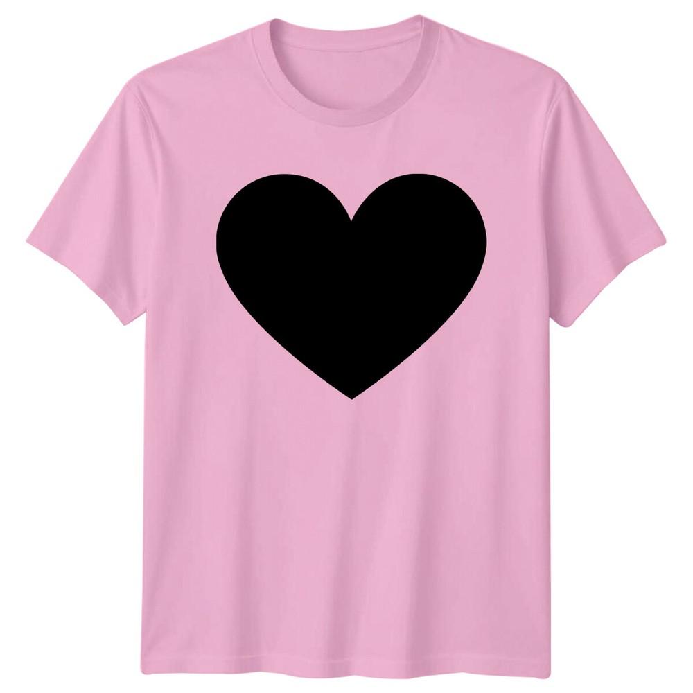 Black Heart Symbol Love Unisexs TShirt Unisexs Tee Graphic Unisex Top