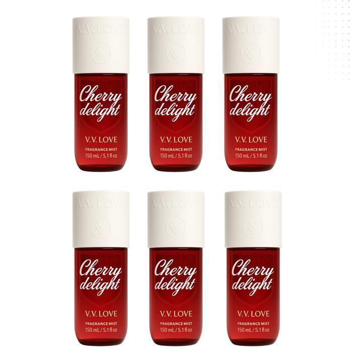 Vv Love Cherry Delight Brume Parfumée pour femme 6*150ml