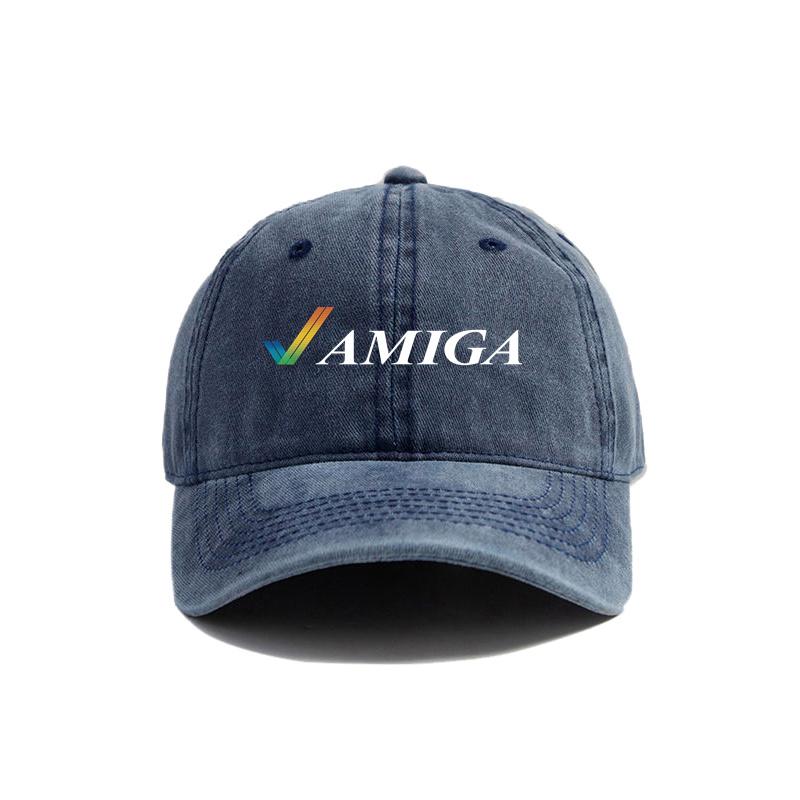 Commodore Amiga Distressed Baseball Caps Summer Cool Dad Hats Unisex Outdoor Adjustable Cotton Cap