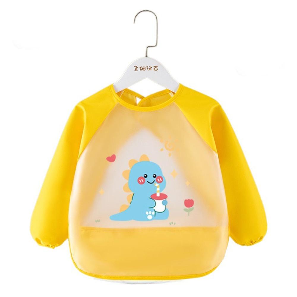 Long Sleeved Saliva Towel Burp Apron Waterproof Baby Bib Burp Clothes Baby Feeding Bib  Children