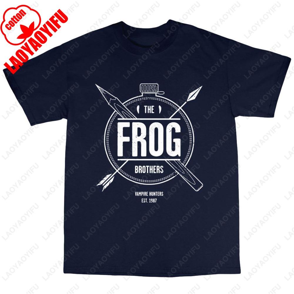 The Frog Brothers TShirt Cotton Boys Lost The Tribe The Thirst Vampires Summer Fashion Classic High Quality Cotton Letters Tee