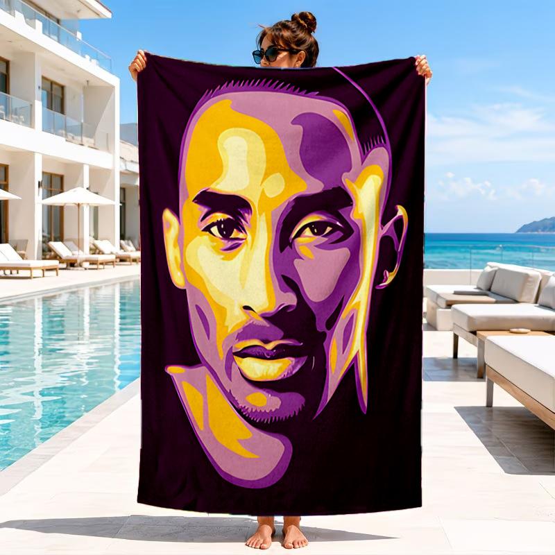 A Basketball Legend Beach Towel, Microfiber Beach Towel, Perfect For Pool, Beach, Travel, Home Decor Beach Party Fan gifts