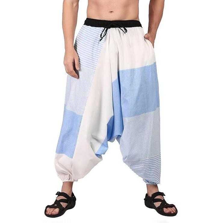 Women Printed Designer Cotton Harem Pant Indian Bollywood Loose Baggy Pant Set Free