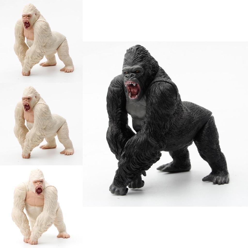 Oryginalna Bandai Shm King Kong Małpa Model Zabawki Wykwintna Figurka Akcji Na Prezenty Dla Dzieci