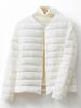 2026 Autumn/Winter Lightweight Collarless Down Jacket - 90% Down, Short Round Neck