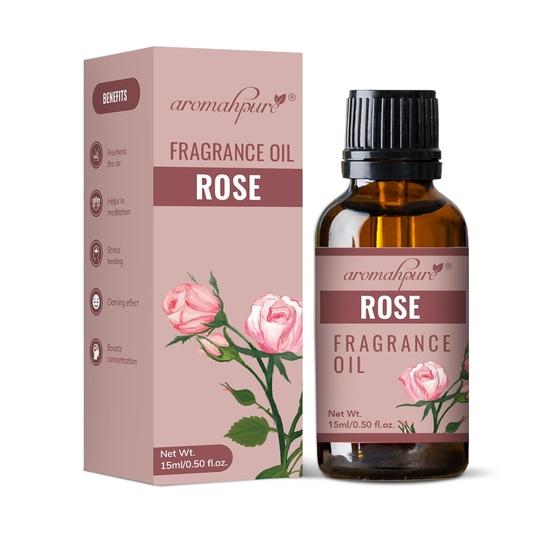 

Aromahpure Fragrance Oil | 15 ml | Rose Aroma Oil for Home Fragrance | Used in Diffusers, Candles, Air Fresheners, Soaps, IFRA Certified 15ML