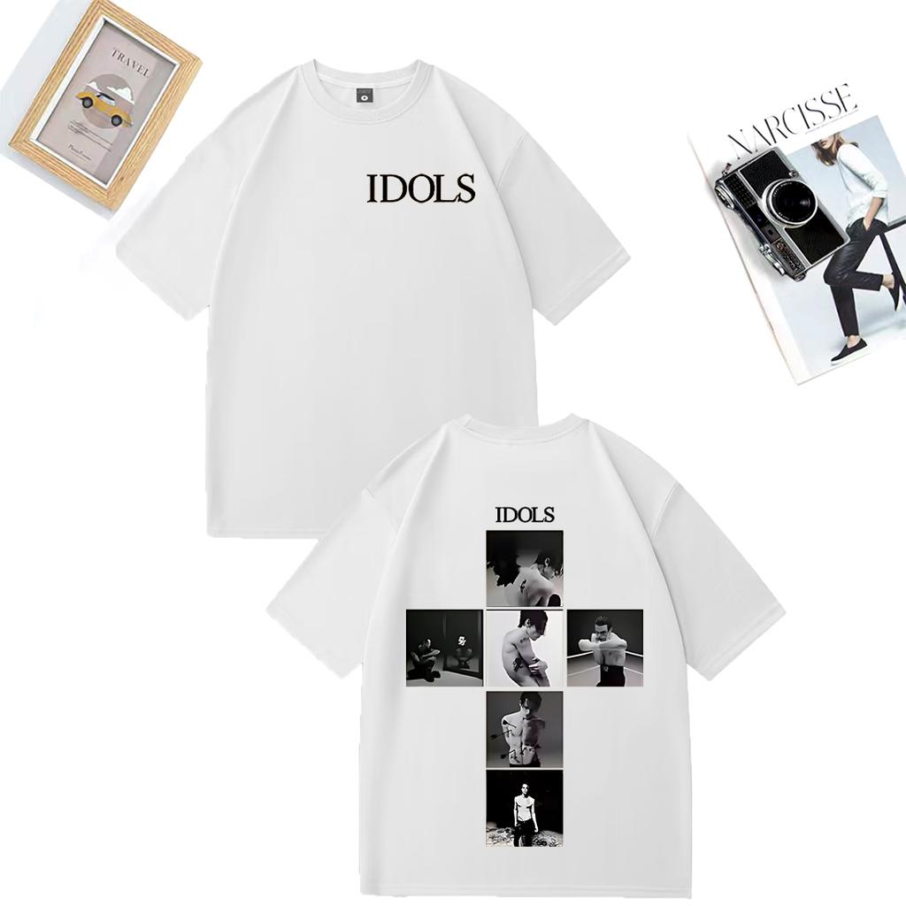 Singer Yungblud IDOLS 2025 Summer New Album Tour 100 Pure Cotton Printed Tshirt Men Women Streetwear Hip Hop Short Sleeve Y2k