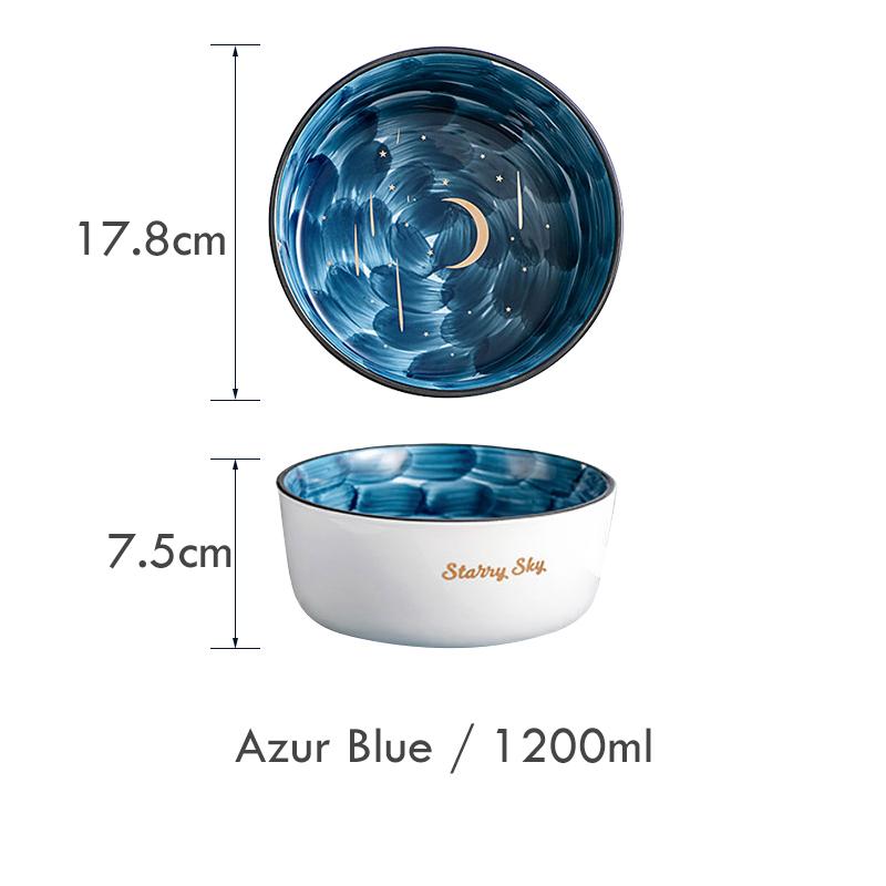 

7-дюймовая миска Universe Star Керамическая миска для лапши Столовая посуда Салатница Суп Рамен Миска