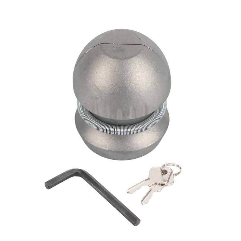 

Trailer Coupler Lock Metal Anti‑corrosion Spherical Safety Trailer Wheel Lock Anti‑Theft for Trailer Couplings