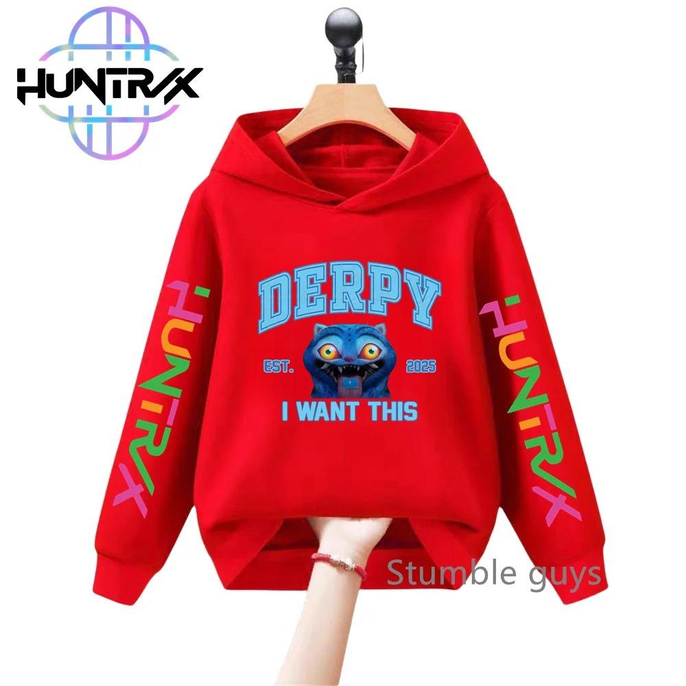 Girls and Children K-pop Devil Hunter Sweatshirt for Autumn and Winter Christmas, Warm and Soft Santa Claus Print Comfortable Pullover