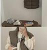 Women's Short Down Vest - 2025 Korean Style, Loose Fit, Sleeveless Jacket for Autumn & Winter
