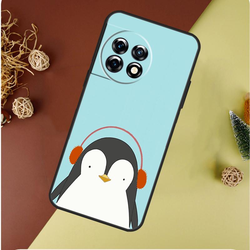 Penguin For OnePlus 13 13R 12 12R 11 9 10 Pro 8T 9RT 10T 10R Nord 4 CE 2 3 Lite N20 N30 Phone Case