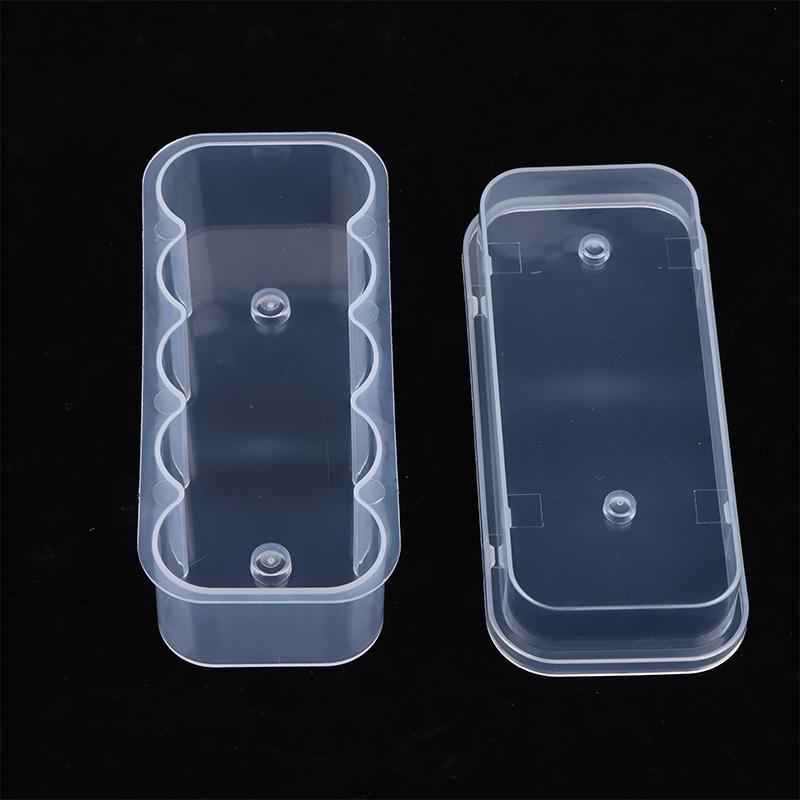5Pcs 7Ml/10Ml 10-Slot Vial Storage Case Plastic Clear Microtube Storage Box Stackable Freezer Tube Box Diabetic Supplies