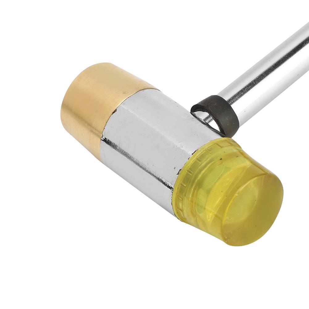 Yellow Guitar Plastic Hammer Brass Rubber Head Ukulele Musical Instrument Accessories