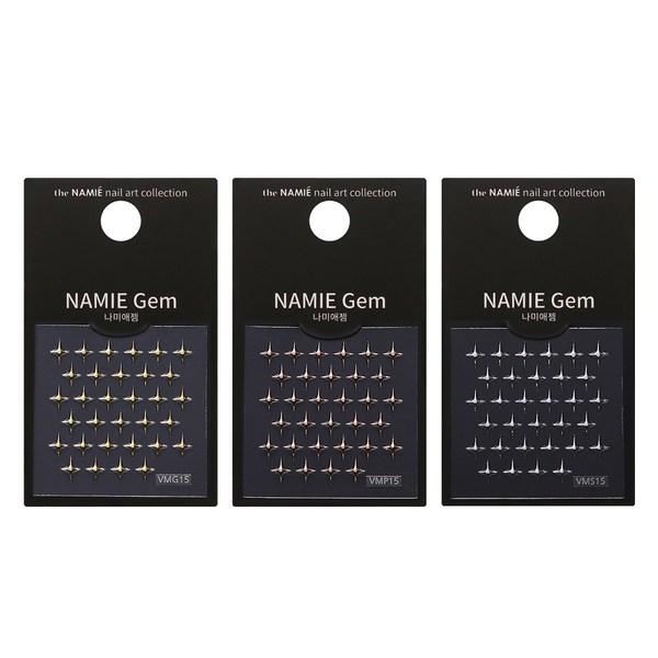 

Гелевые наклейки для ногтей Namiae Gems, набор из 3 предметов, 1 комплект, VM15