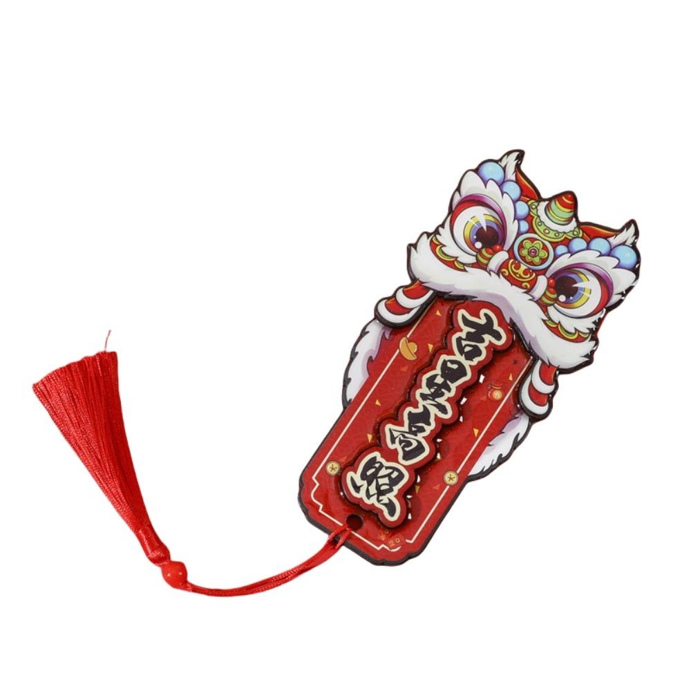 

Китайские магниты на холодильник на Новый год 2025 года, традиционные деревянные изделия, украшение Бога богатства, праздничные украшения на Новый год