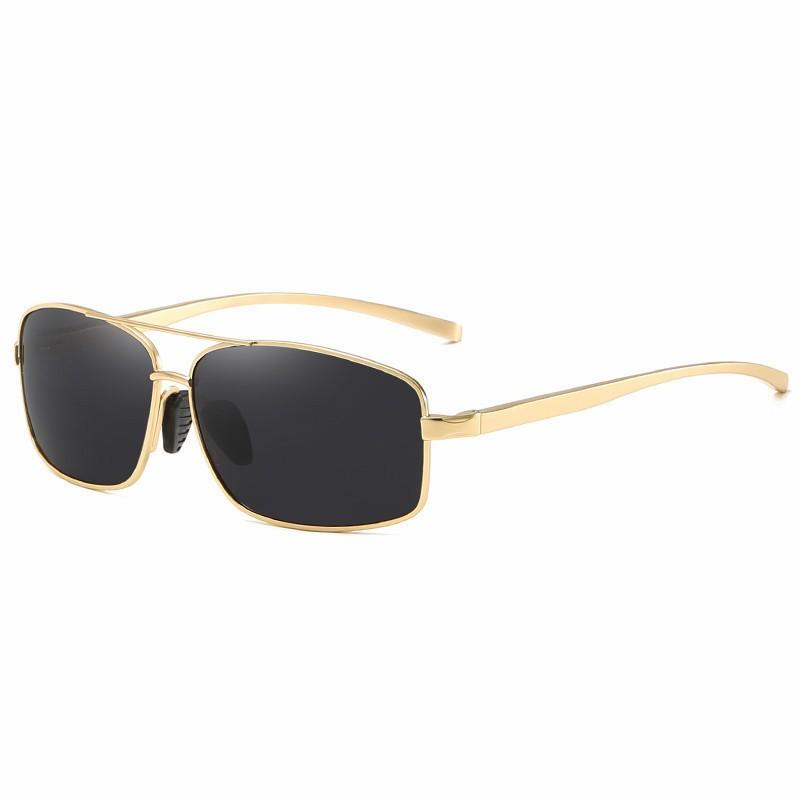 Rectangle Metail Frame Polarized Sunglasses Men Brand Designer Color Changing Sun Glasses Male Sun Glasses Driving UV400