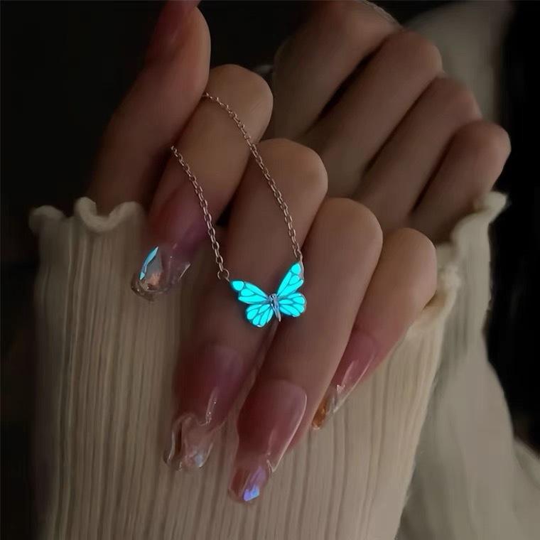 Butterfly Zircon Necklace for Women – Light Luxury Fashion, Ins Forest Style Pendant