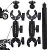 Motorcycle Bike Mount Extension Pole Selfie Stick Double Side Super Clamp Clip for Insta360 X2 X3 X4 X5 Monopod Handlebar Action