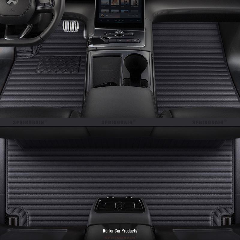 NIO ES6, ES8, EC6, ET7, ET5 Car Floor Mats - Full Surround Genuine Leather for Six or Seven-Seaters